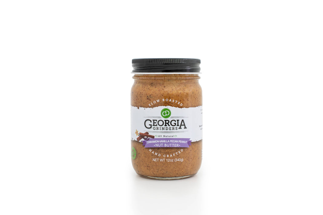 Georgia Grinders Cinnamon Vanilla Pecan-Peanut Nut Butter