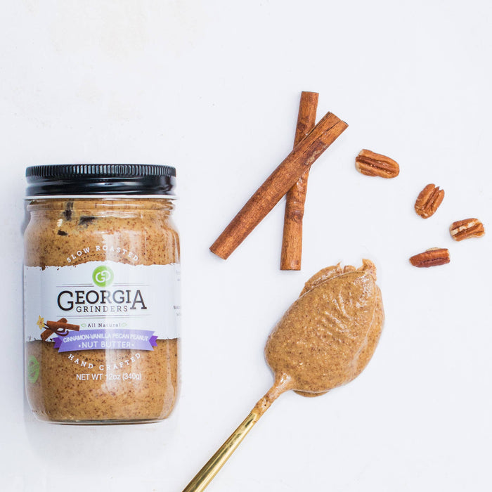 Georgia Grinders Cinnamon Vanilla Pecan-Peanut Nut Butter