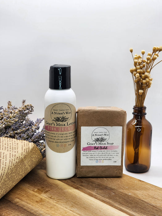 Pink Orchid Goat's Milk Soap