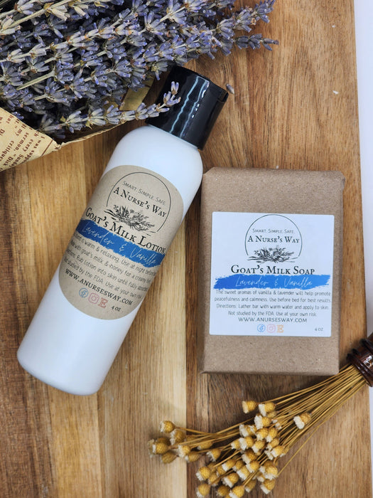 Vanilla & Lavender Goat's Milk Soap