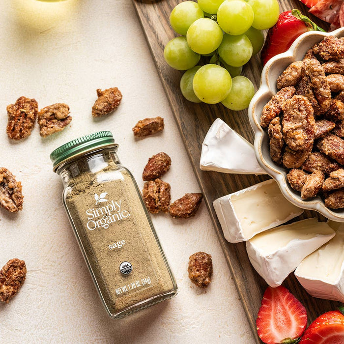 Pure, Ground Sage, Certified Organic, Kosher, 1.20 Oz