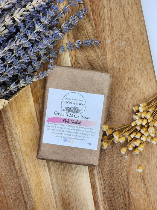 Pink Orchid Goat's Milk Soap