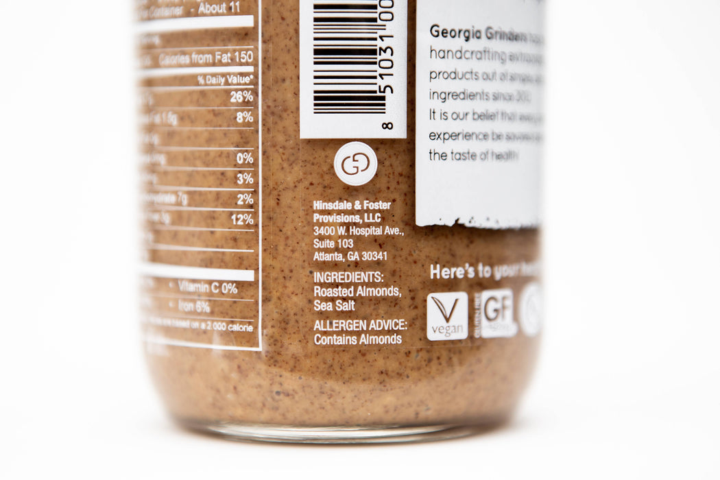 Georgia Grinders Original Almond Butter 12oz