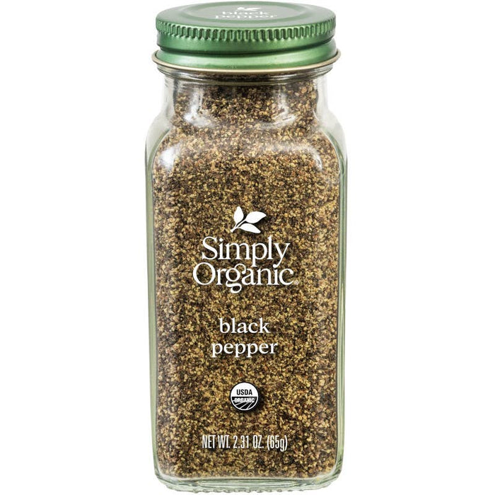 Simply Organic Black Pepper, Certified Organic