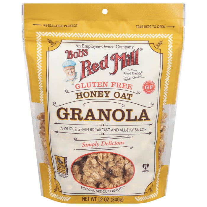 Bob's Red Mill GF Honey Oat Granola 12oz