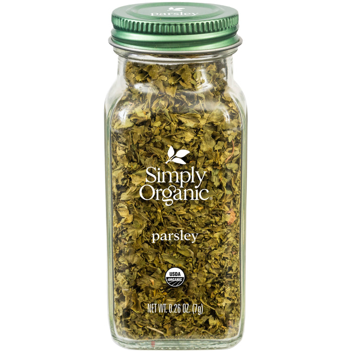 Pure Parsley Flakes, Certified Organic, Kosher 0.26 Oz