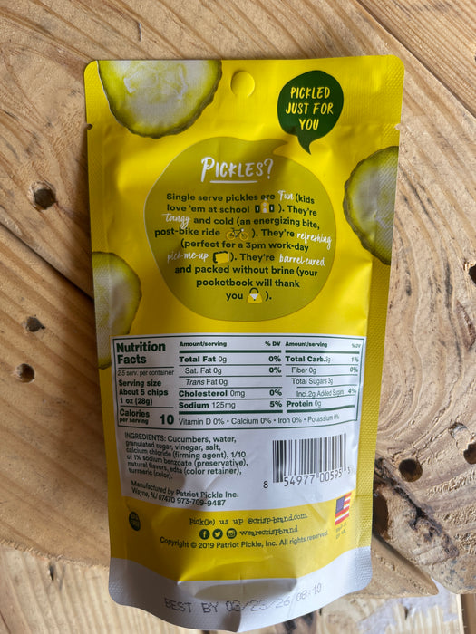 Crisp Pickles