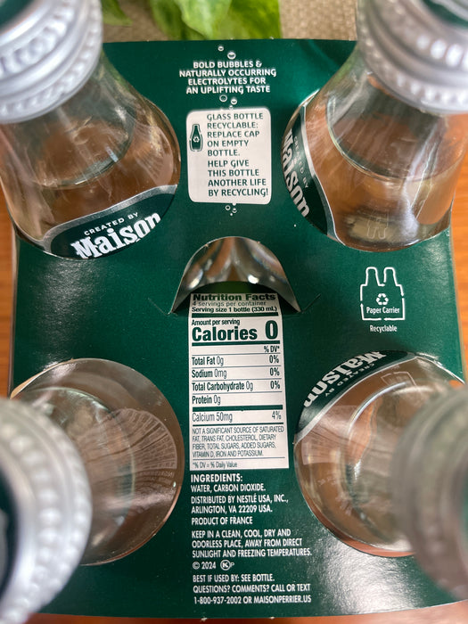 Maison Perrier Sparkling Water (4 pack)