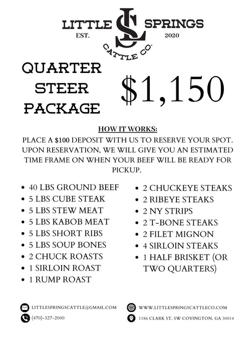 Quarter Steer Deposit
