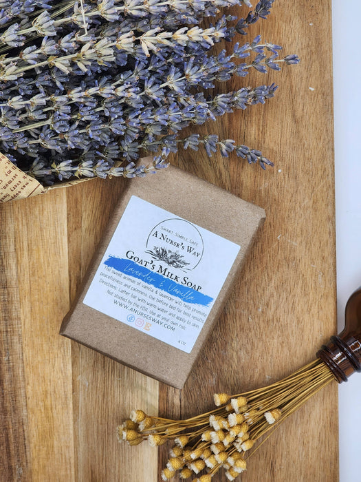 Vanilla & Lavender Goat's Milk Soap