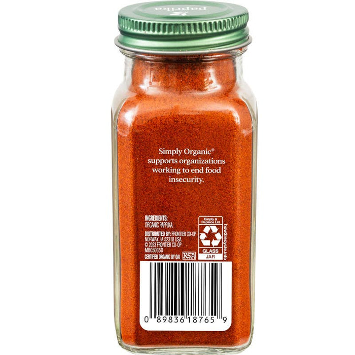 Simply Organic Paprika, Certified Organic