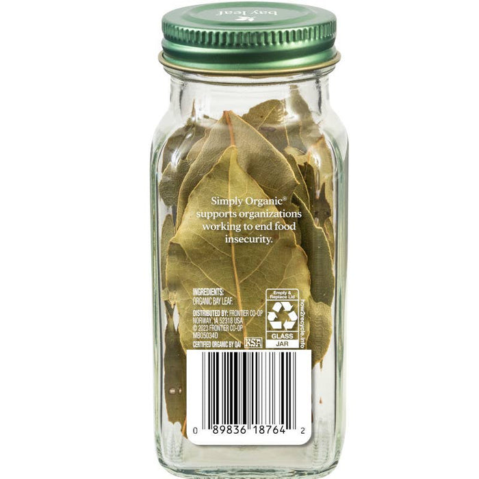 Simply Organic Bay Leaf, Certified Organic