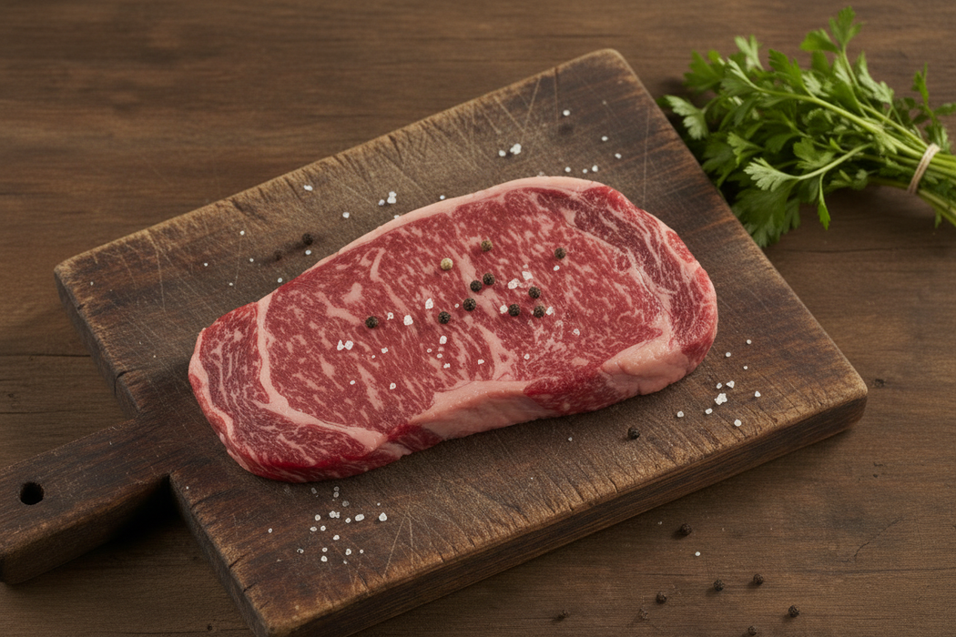 change the POV to looking down at the steak