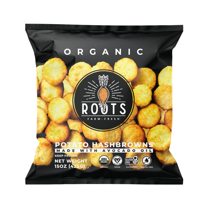 Roots Farm Fresh - Organic Crispy Hash Browns