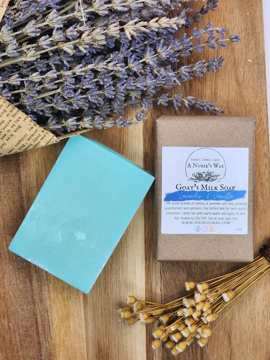 Vanilla & Lavender Goat's Milk Soap