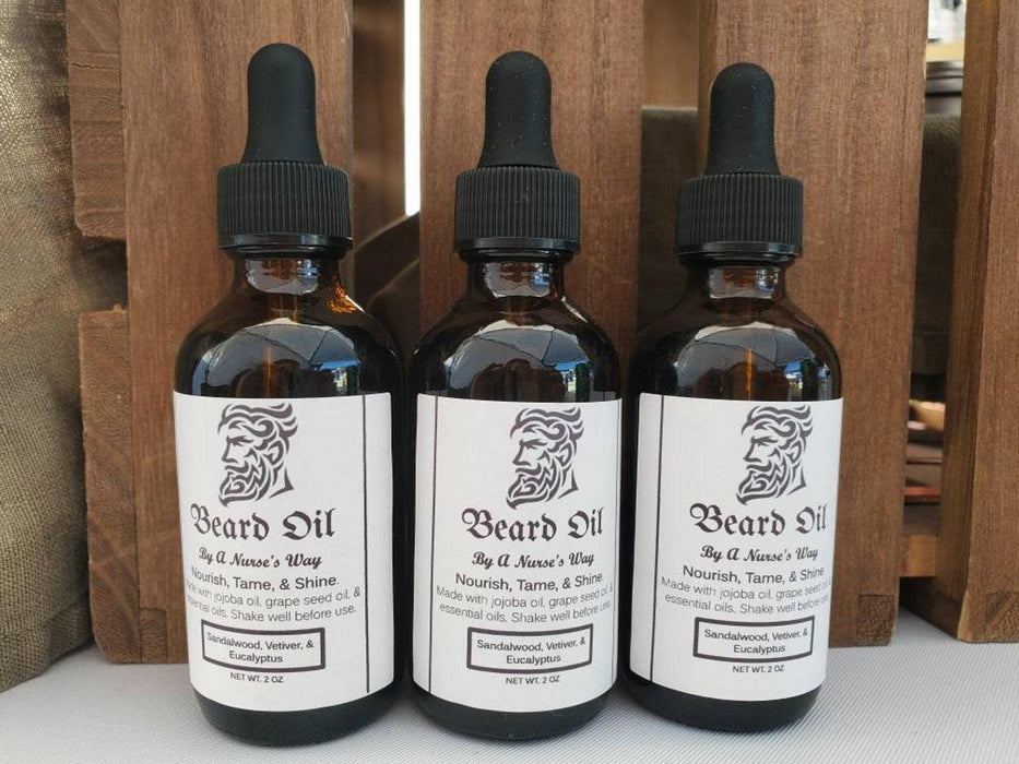 A Nurse's Way: Nourishing Beard Oil for Shine & Dandruff Relief