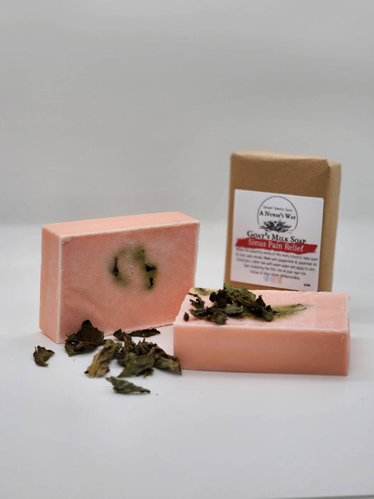 Peppermint Sinus Relief Goat's Milk Soap