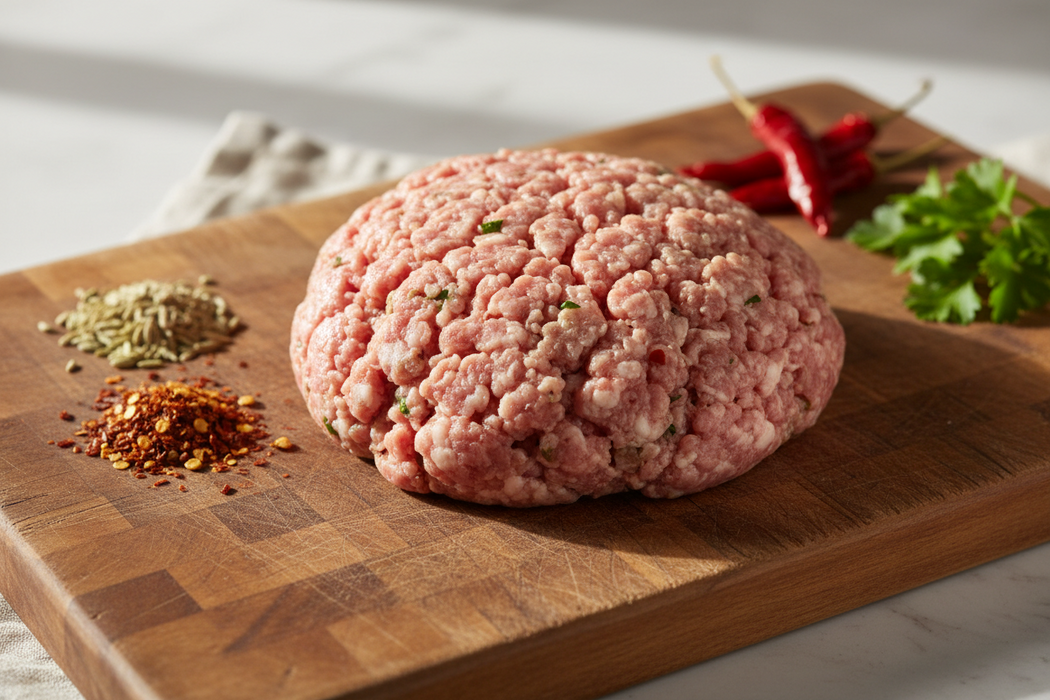 Zesty Italian Ground Pork Sausage